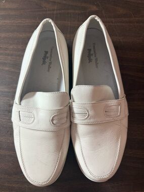 Executive Walker By Propet Men's Shoes Size 12 White Dress Loafers slip ons